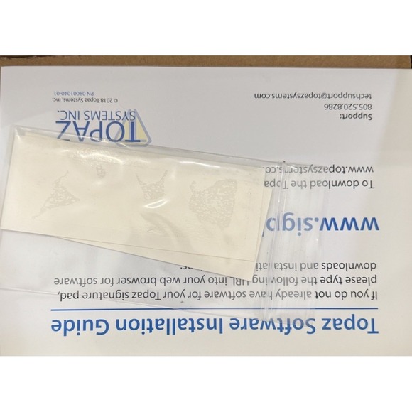 Topaz T-S460-HSB-R SigLite 1x5 USB Signature Pad – New in Box – Fast Shipping - Picture 2 of 6